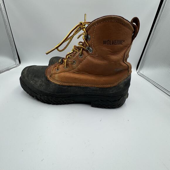 Men’s Wolverine W05698 Brown Swampmonster Steel Toe Boot size 9.5M - Picture 2 of 6